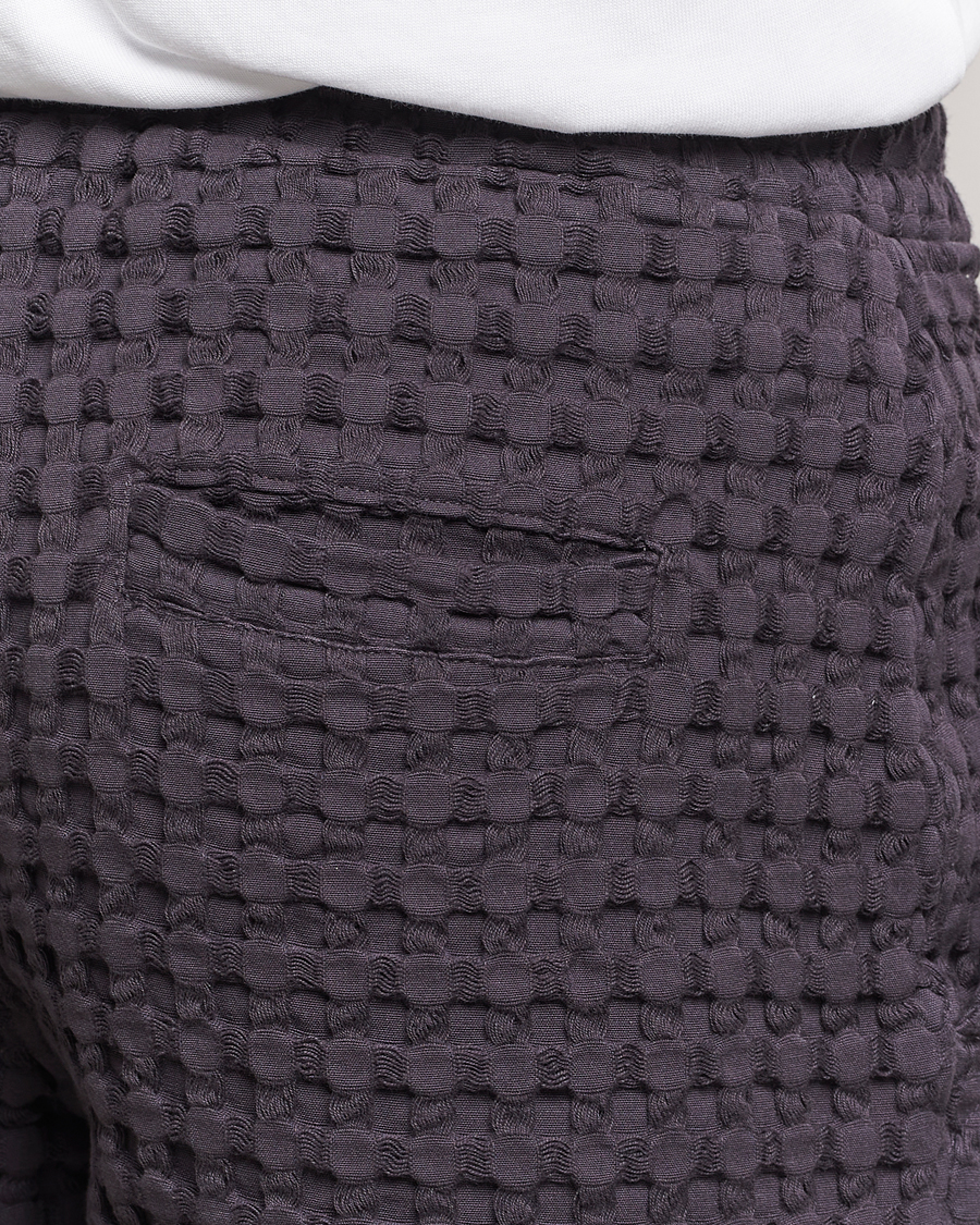 Uomini | Pantaloncini | OAS | Porto Waffle Shorts Nearly Black