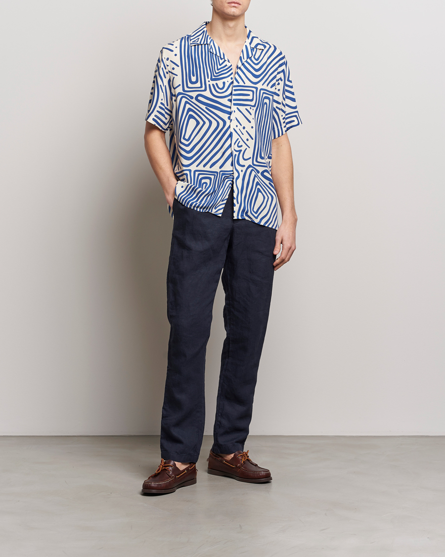 Uomini | Camicie | OAS | Viscose Resort Short Sleeve Shirt Eldovado