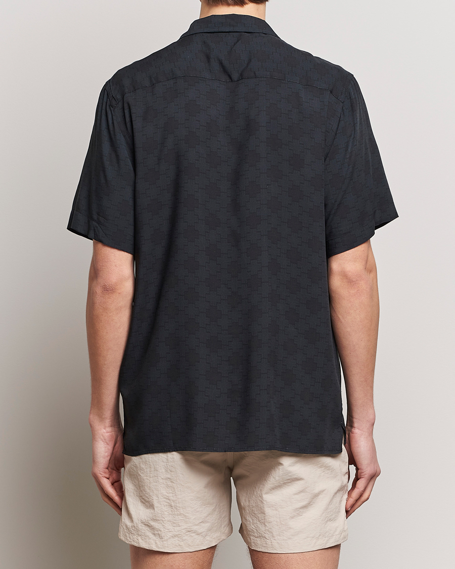 Uomini | Camicie | OAS | Viscose Resort Short Sleeve Shirt San Sebastian