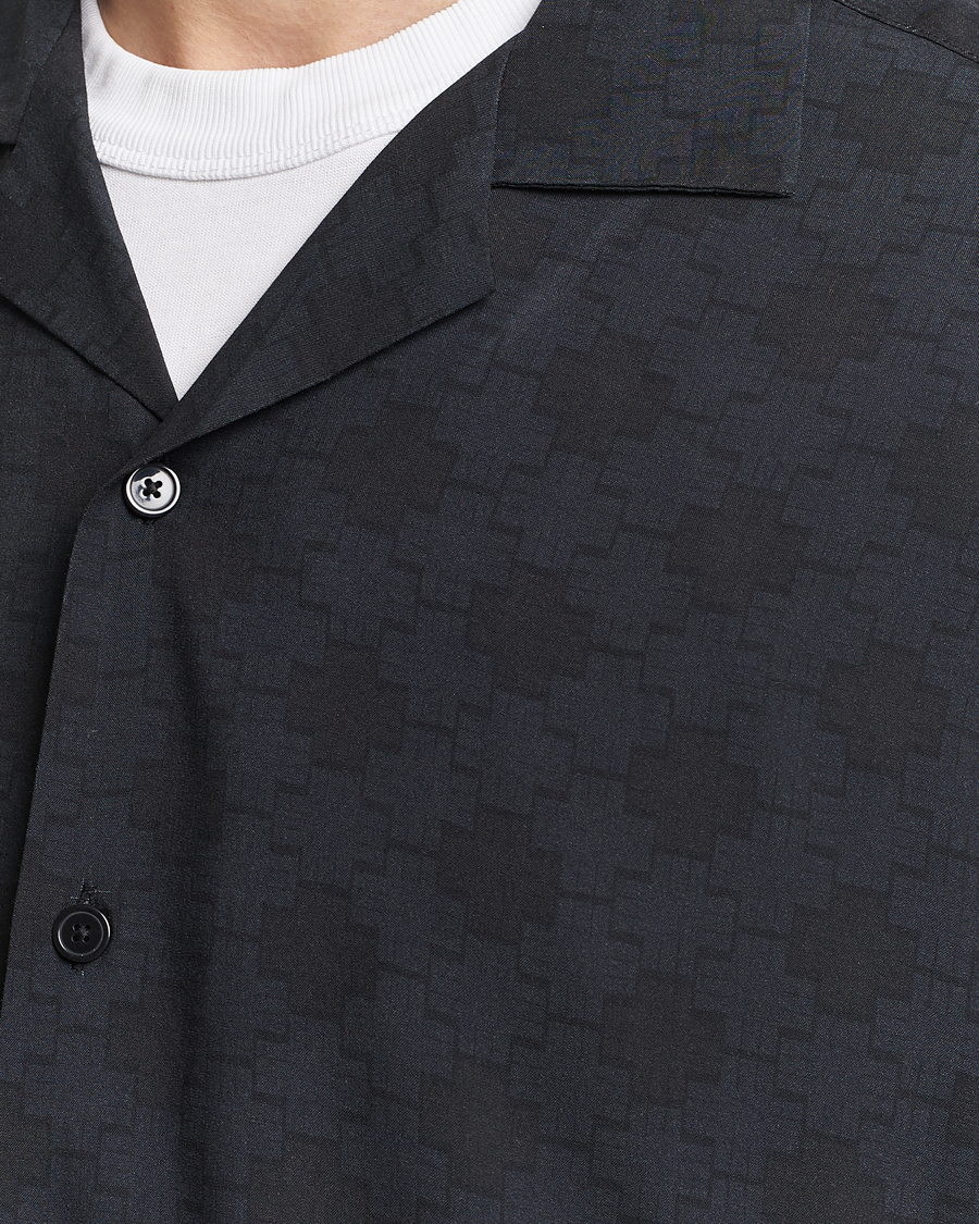 Uomini | Camicie | OAS | Viscose Resort Short Sleeve Shirt San Sebastian