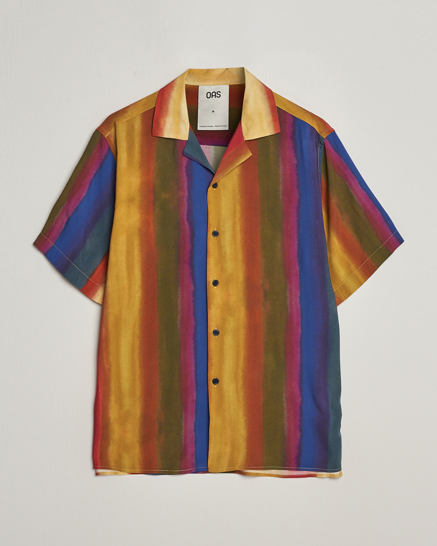 Uomini | Camicie | OAS | Viscose Resort Short Sleeve Shirt Terrane