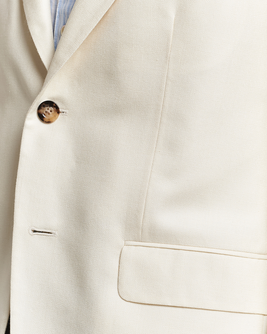 Uomini | Blazers | Boglioli | Cashmere/Silk Cocktail Jacket Off White