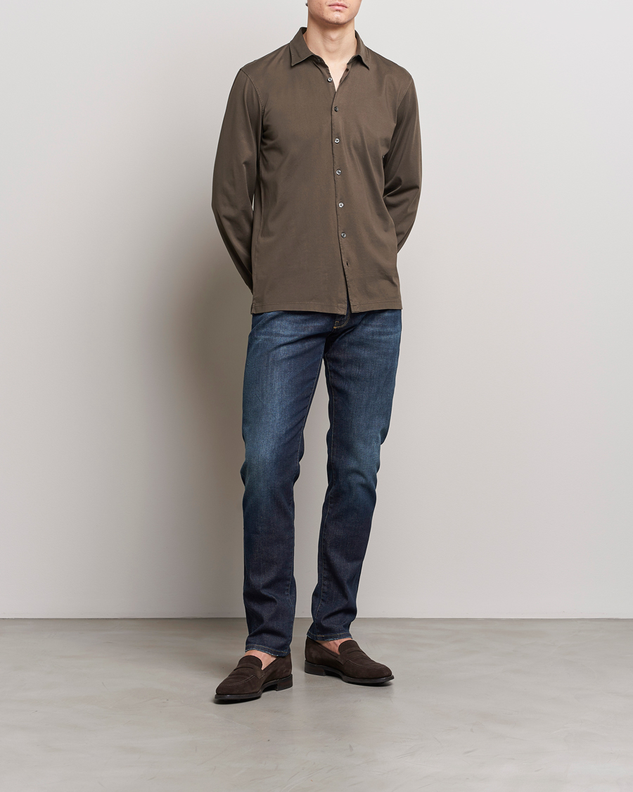 Uomini | Jeans | PT01 | Slim Fit Stretch Jeans Dark Blue Wash