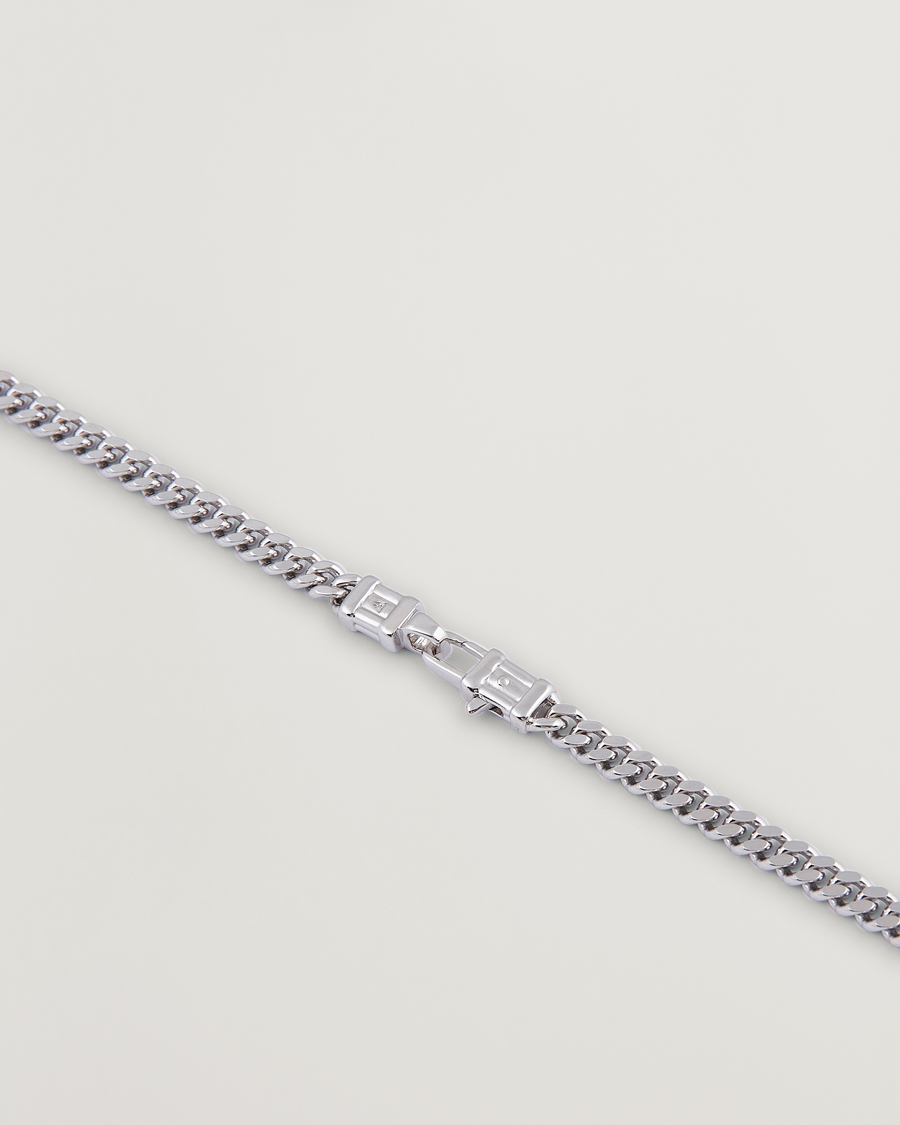 Uomini | Tom Wood Dean Chain Necklace Silver | Tom Wood | Dean Chain Necklace Silver