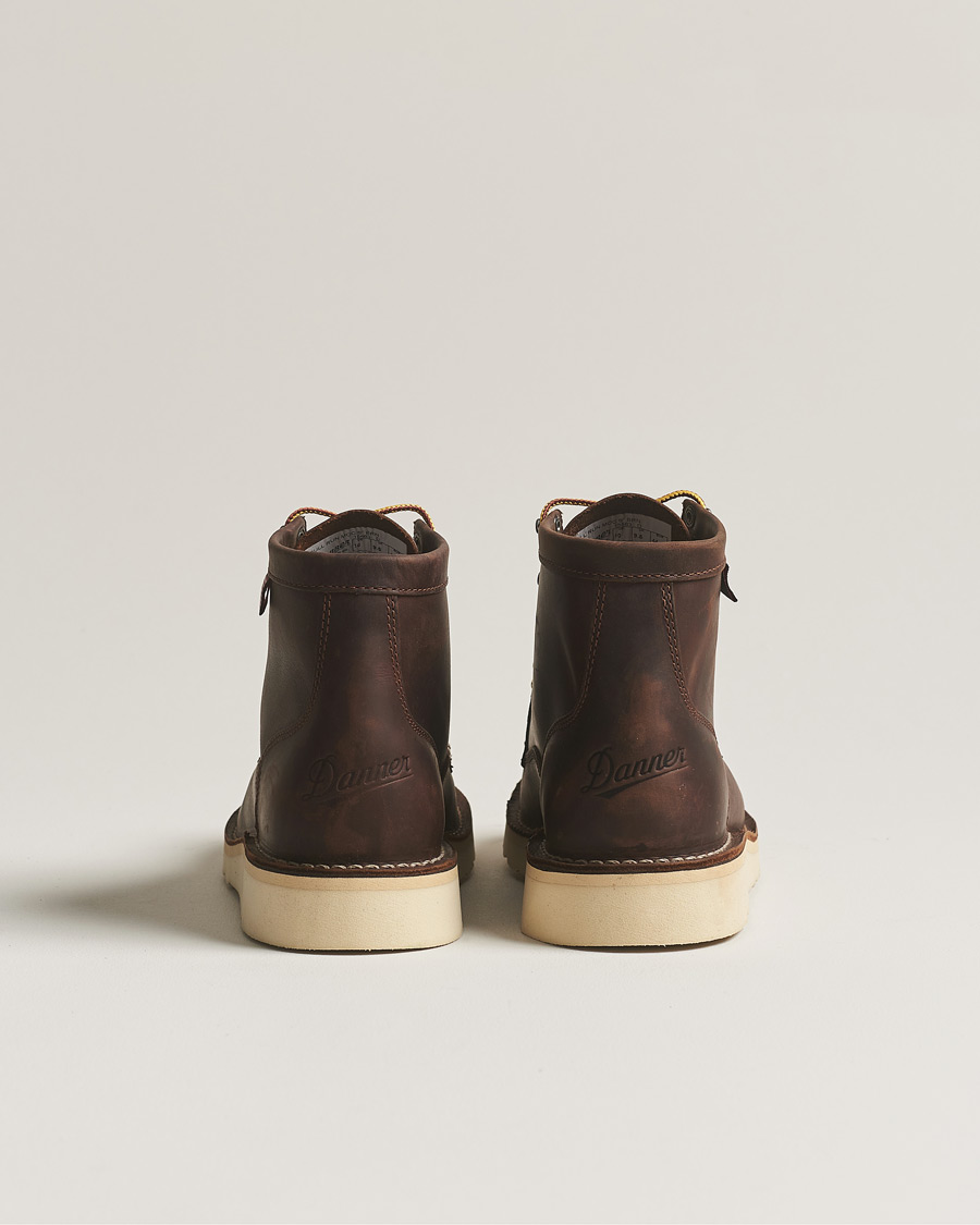 Uomini | Stivali | Danner | Bull Run Leather Moc Toe Boot Brown