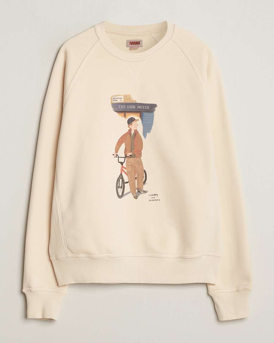 Uomini | Maglieria | Baracuta | Slowboy Colourmen Cotton Crew Neck Butter