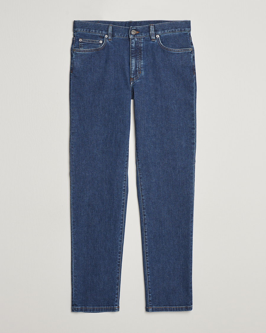 Uomini | Jeans | Zegna | Slim Fit 5-Pocket Jeans Stone Wash