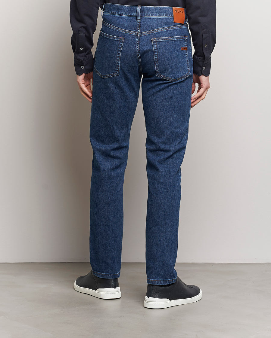 Uomini | Jeans | Zegna | Slim Fit 5-Pocket Jeans Stone Wash