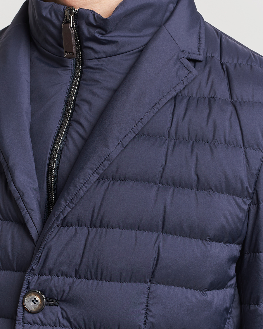 Uomini | Giacche | Herno | Nuage Matt Nylon Blazer Navy