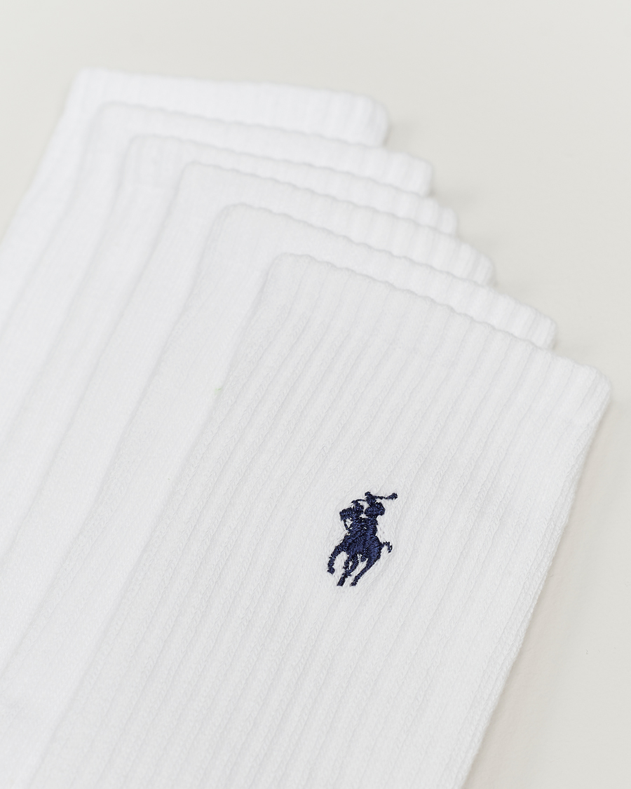 Uomini | Biancheria intima | Polo Ralph Lauren | 6-Pack Sport Crew Sock White