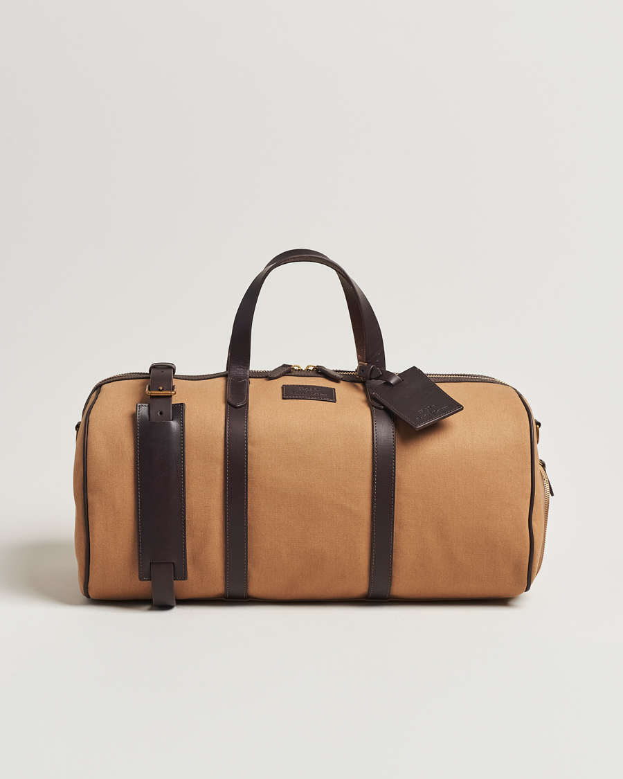 Uomini | Polo Ralph Lauren Canvas/Leather Dufflebag Tan | Polo Ralph Lauren | Canvas/Leather Dufflebag Tan