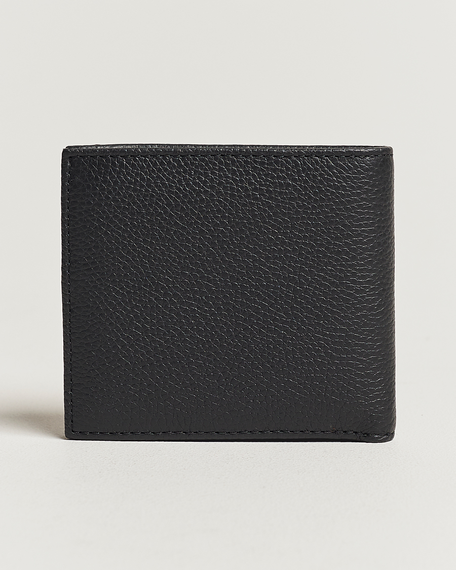 Uomini | Polo Ralph Lauren Pebbled Leather Billfold Wallet Black | Polo Ralph Lauren | Pebbled Leather Billfold Wallet Black