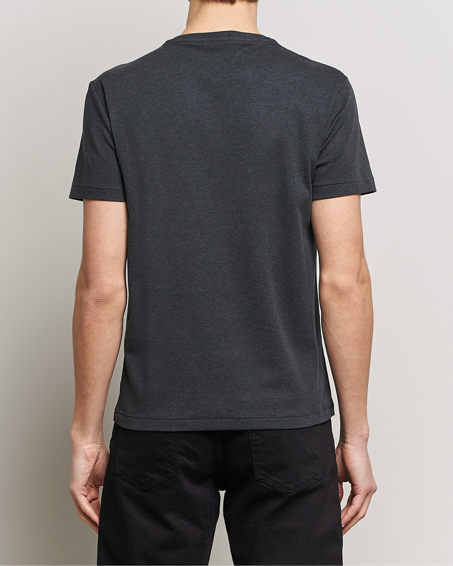 Uomini | T-shirt | Polo Ralph Lauren | Luxury Pima Cotton Crew Neck T-Shirt Black Heather