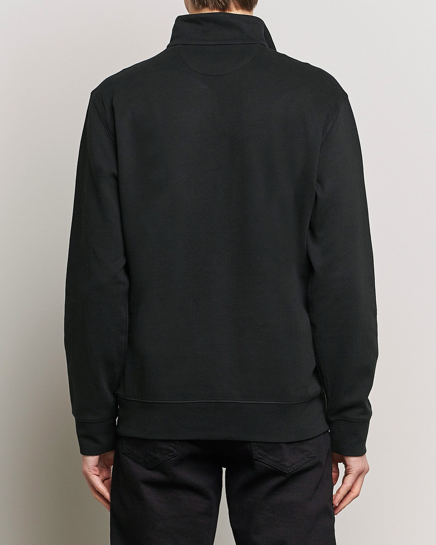 Uomini | Maglieria | Polo Ralph Lauren | Double Knit Half-Zip Sweater Polo Black