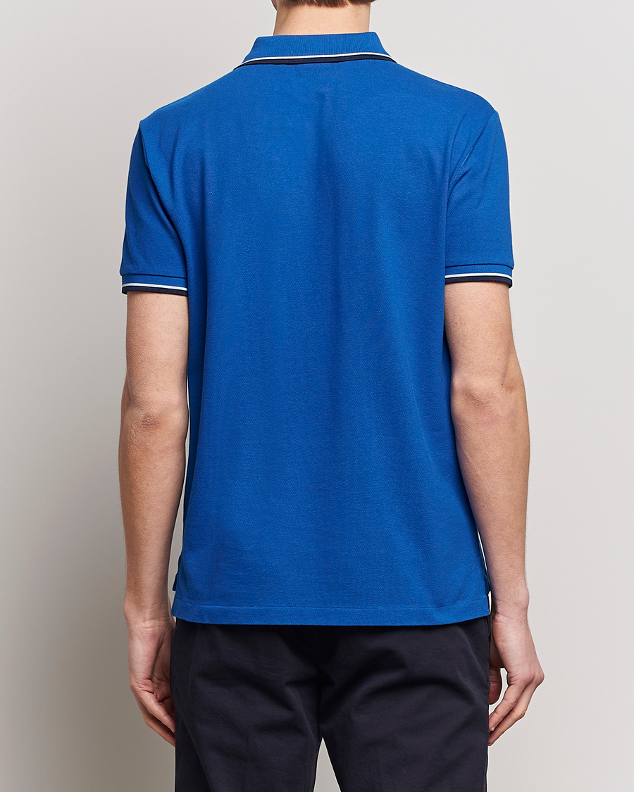 Uomini | Polo | Polo Ralph Lauren | Custom Slim Fit Tipped Polo Heritage Blue