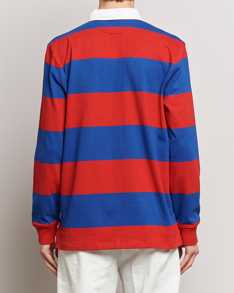 Uomini | Maglieria | Polo Ralph Lauren | Jersey Striped Rugger Red/Rugby Royal