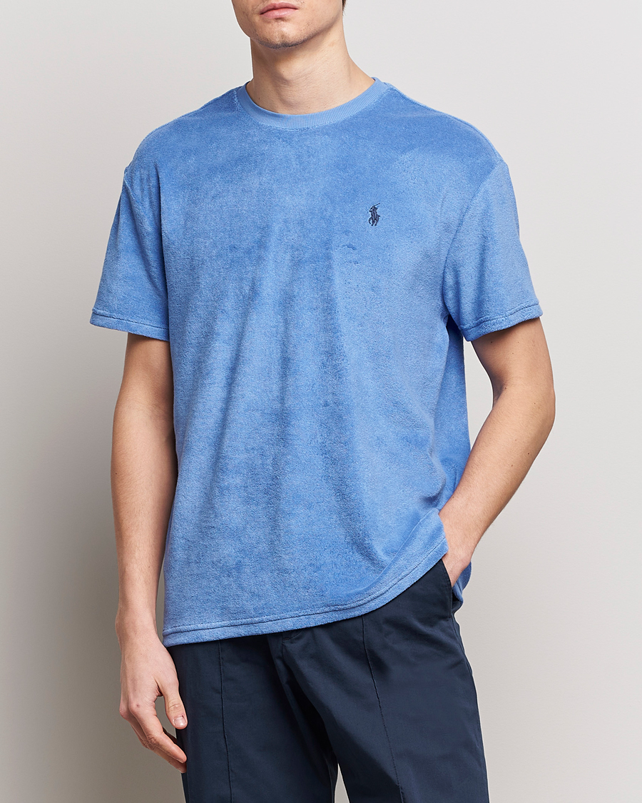 Uomini | T-shirt | Polo Ralph Lauren | Terry Cotton T-Shirt Harbor Island Blue