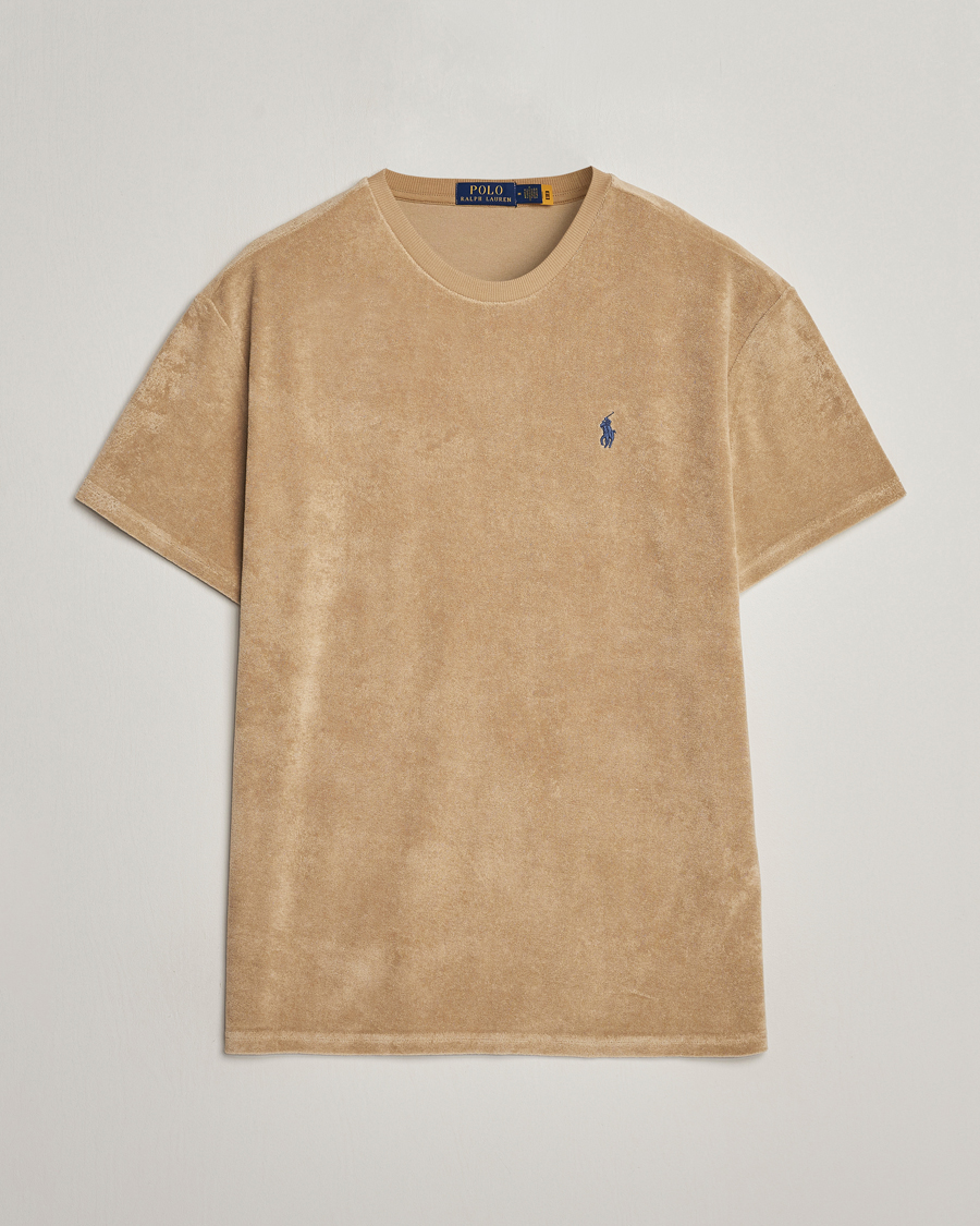 Uomini | T-shirt | Polo Ralph Lauren | Terry Cotton T-Shirt Coastal Beige