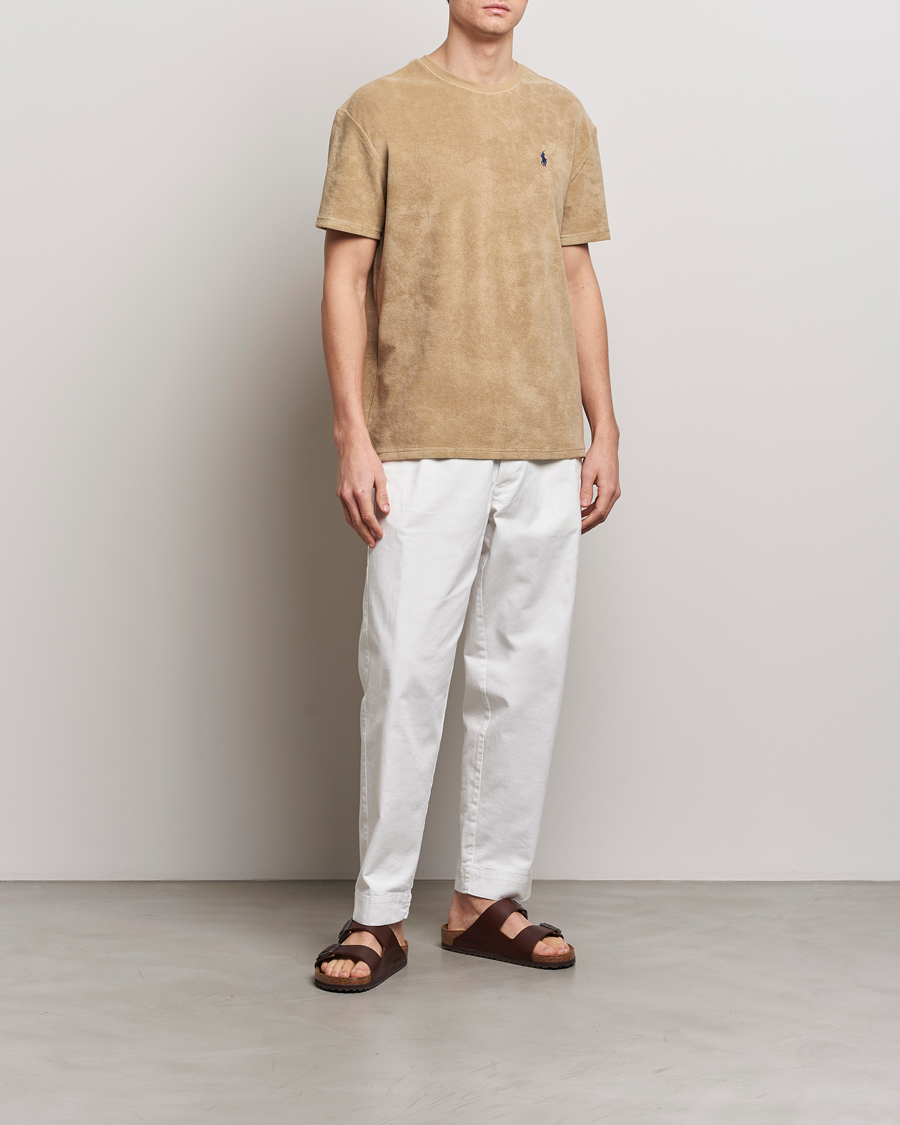 Uomini | T-shirt | Polo Ralph Lauren | Terry Cotton T-Shirt Coastal Beige