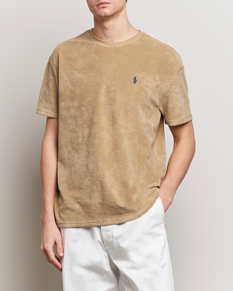 Uomini | T-shirt | Polo Ralph Lauren | Terry Cotton T-Shirt Coastal Beige