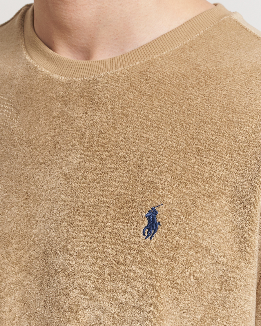 Uomini | T-shirt | Polo Ralph Lauren | Terry Cotton T-Shirt Coastal Beige