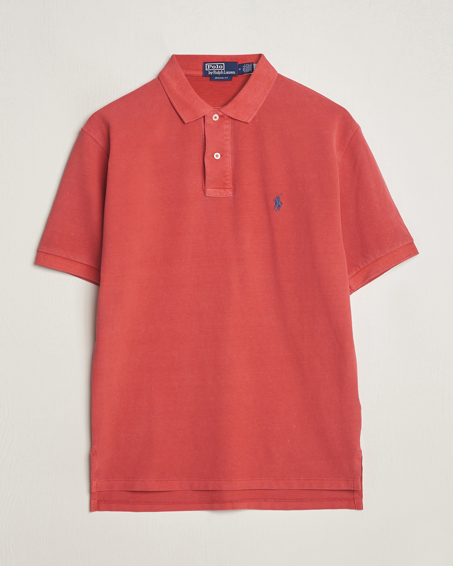 Uomini | Polo | Polo Ralph Lauren | Heritage Mesh Polo Red