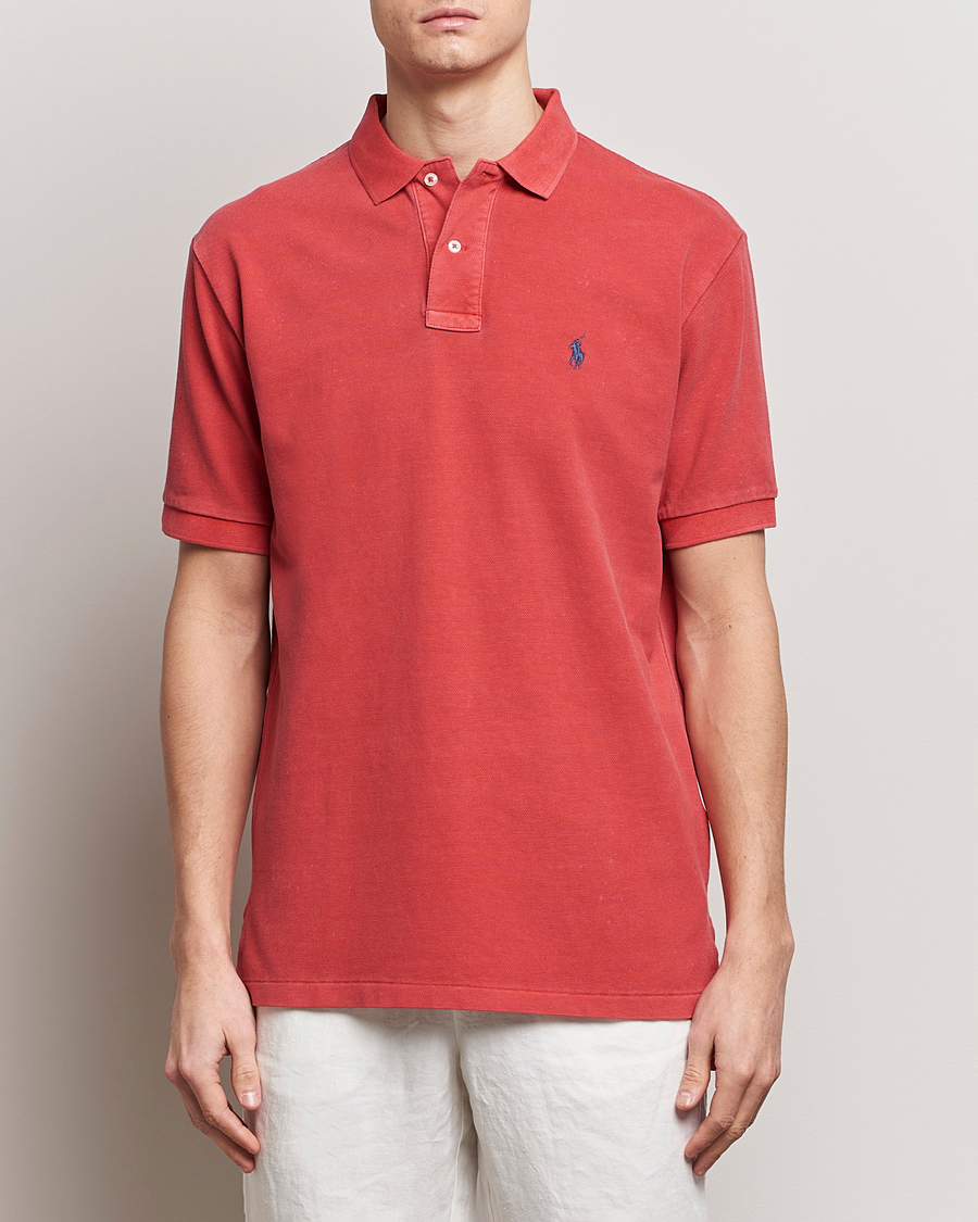 Uomini | Polo | Polo Ralph Lauren | Heritage Mesh Polo Red