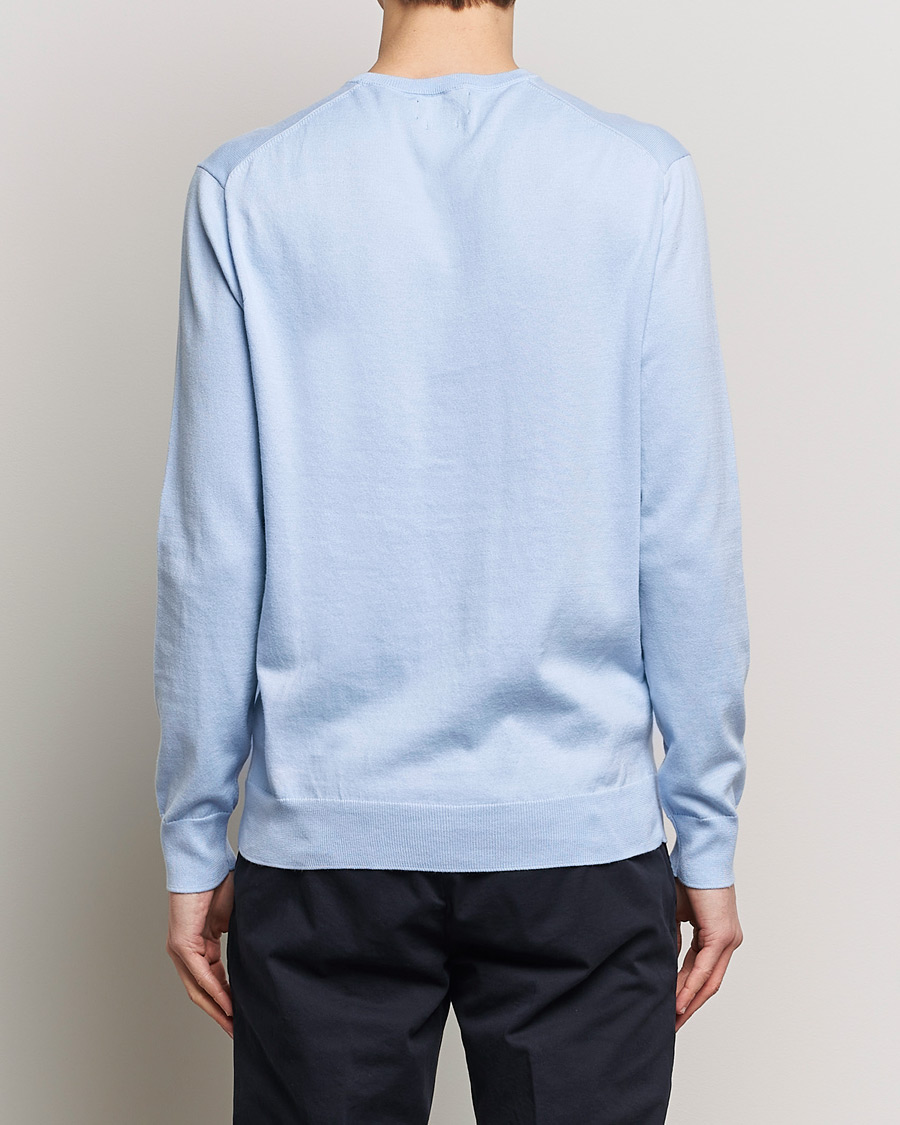 Uomini | Maglieria | Polo Ralph Lauren | Cotton Crew Neck Sweater Blue Hyacinth