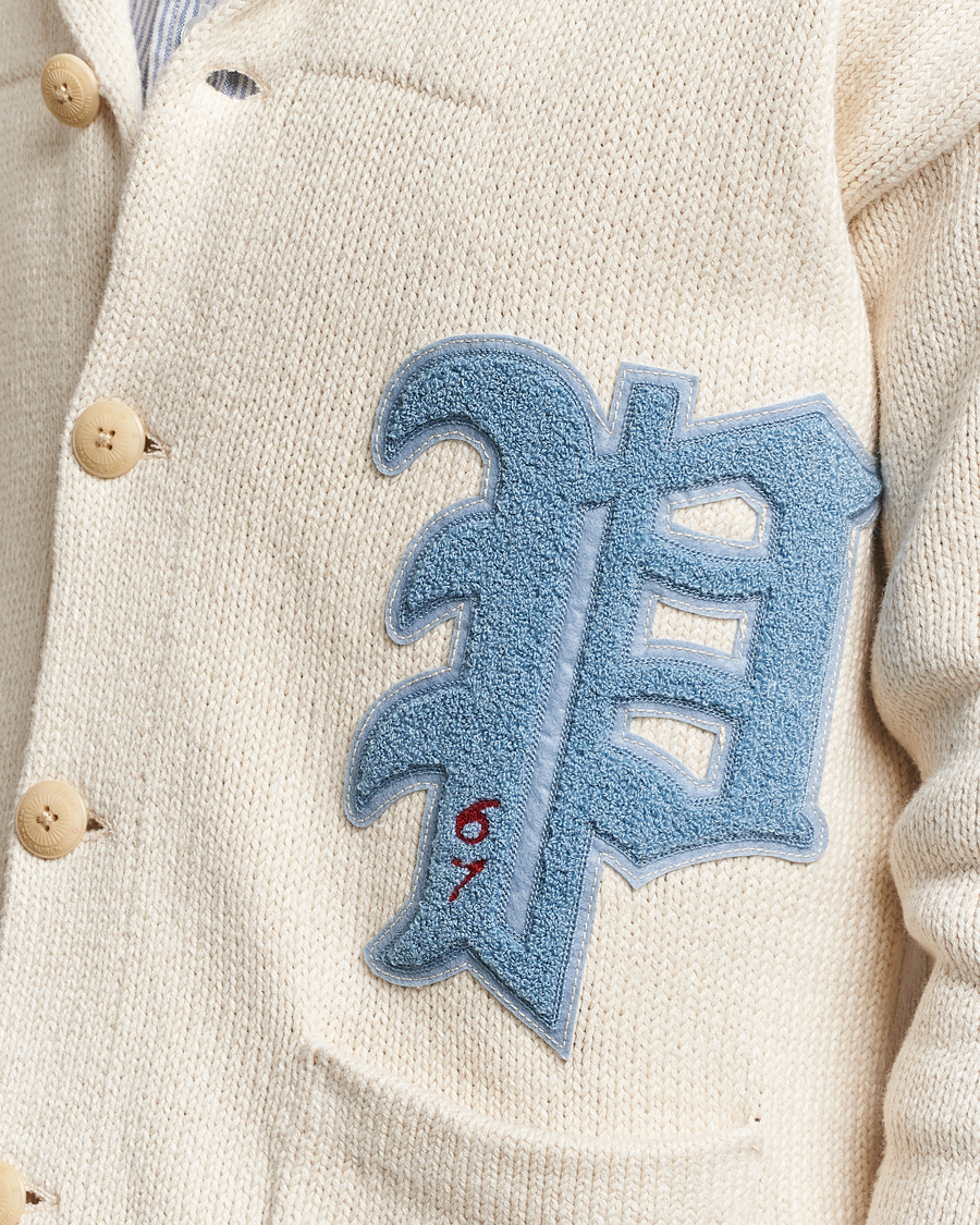 Uomini | Maglieria | Polo Ralph Lauren | Cotton/Linen Shawl Collar Cardigan Andover Cream