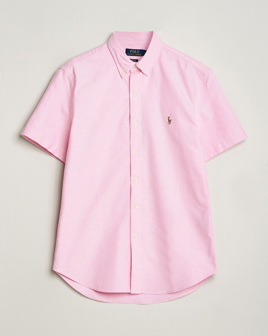 Uomini | Camicie | Polo Ralph Lauren | Slim Fit Oxford Short Sleeve Shirt New Rose