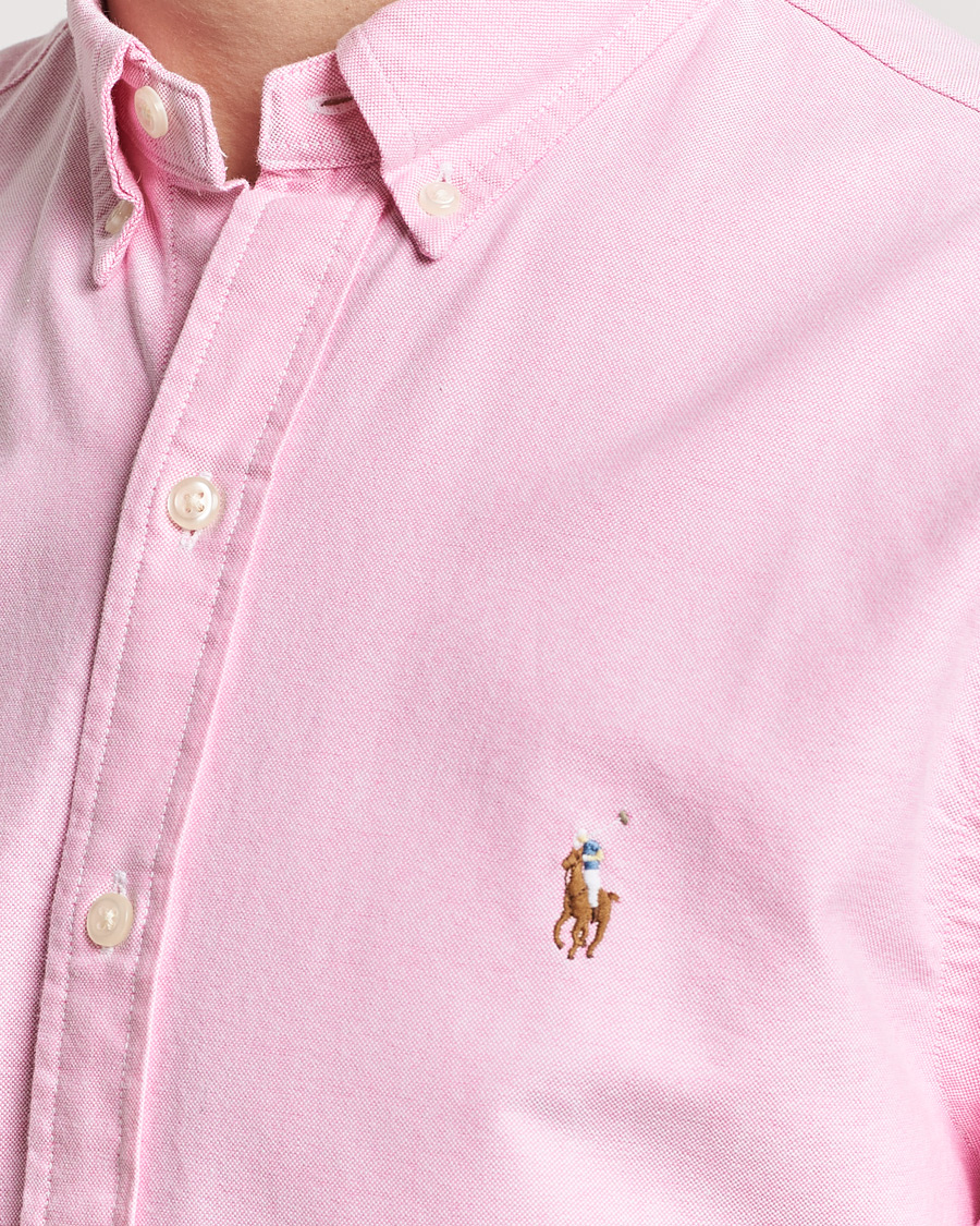 Uomini | Camicie | Polo Ralph Lauren | Slim Fit Oxford Short Sleeve Shirt New Rose
