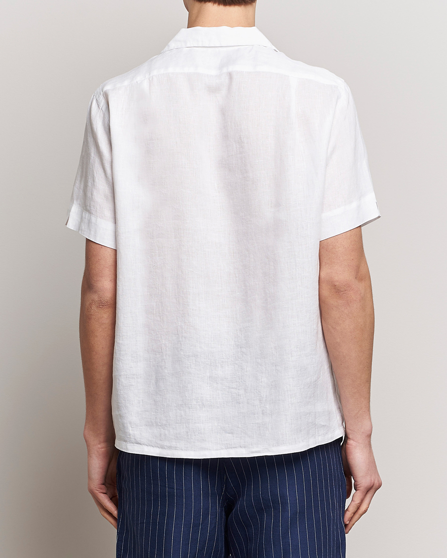 Uomini | Camicie | Polo Ralph Lauren | Linen Pocket Short Sleeve Shirt White