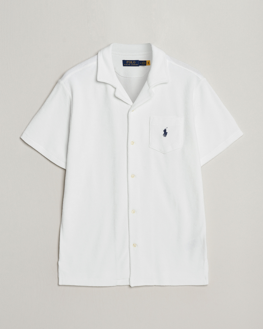 Uomini | Camicie | Polo Ralph Lauren | Cotton Terry Short Sleeve White