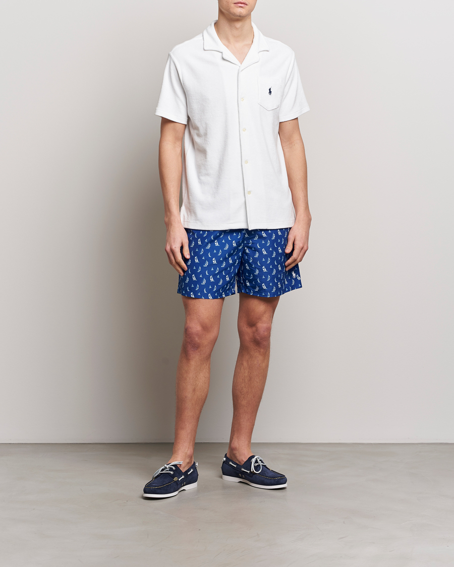Uomini | Camicie | Polo Ralph Lauren | Cotton Terry Short Sleeve White