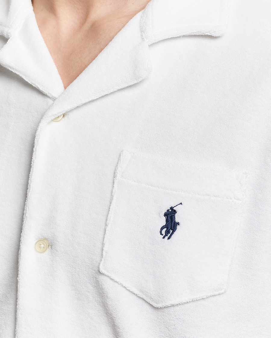 Uomini | Camicie | Polo Ralph Lauren | Cotton Terry Short Sleeve White