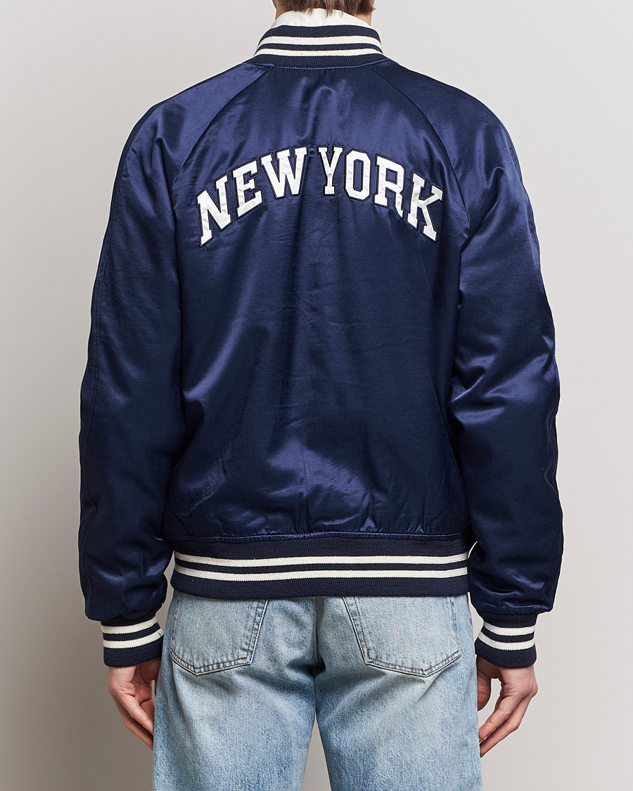 Uomini | Giacche | Polo Ralph Lauren | Varsity Bomber Satin Jacket Aviator Navy