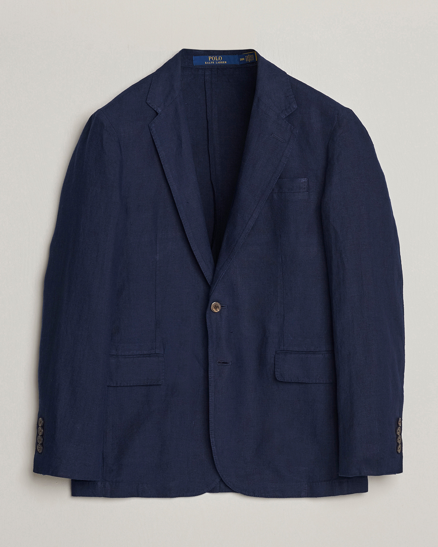 Uomini | Blazers | Polo Ralph Lauren | Linen Sportcoat Navy