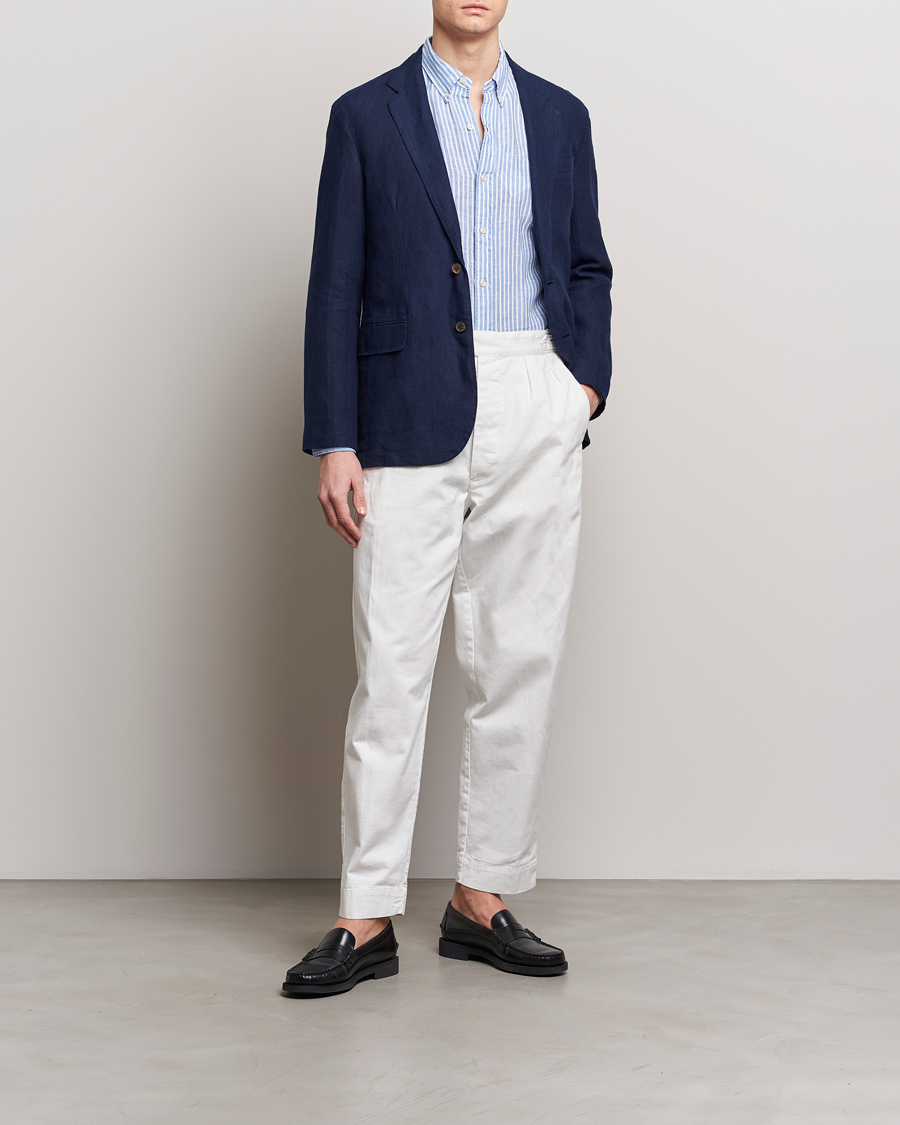 Uomini | Blazers | Polo Ralph Lauren | Linen Sportcoat Navy