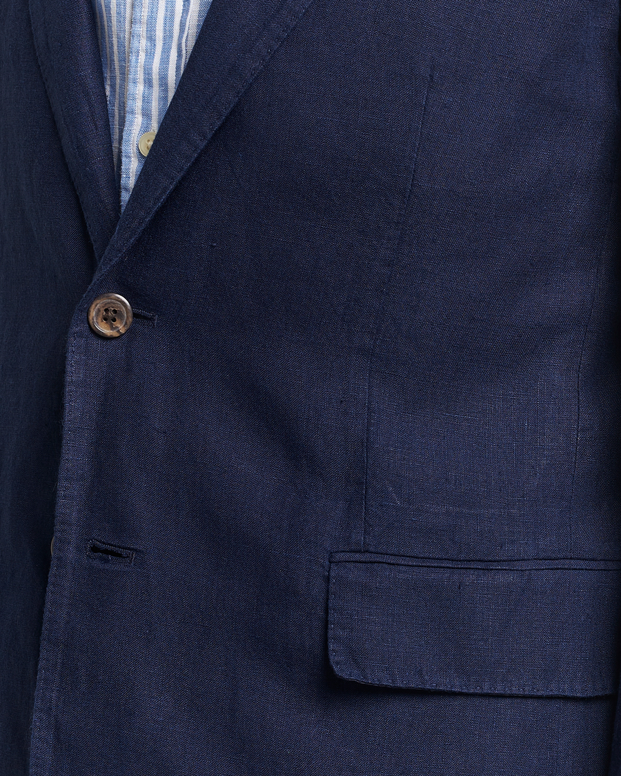 Uomini | Blazers | Polo Ralph Lauren | Linen Sportcoat Navy