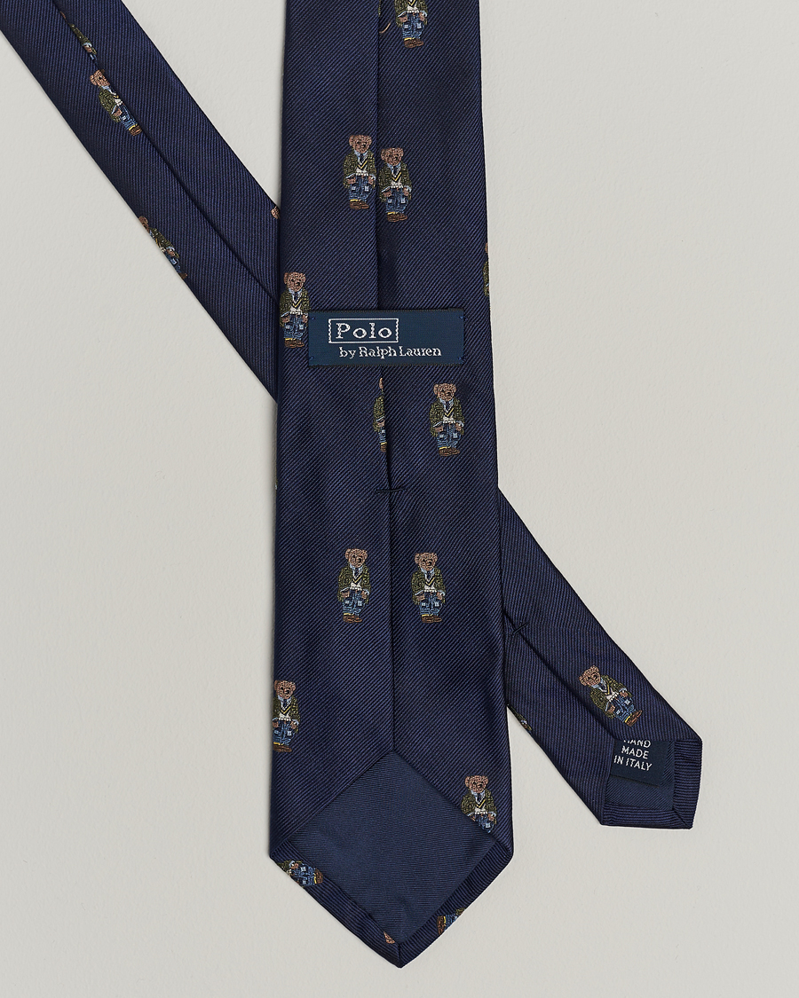 Uomini | Polo Ralph Lauren Heritage Bear Tie Navy | Polo Ralph Lauren | Heritage Bear Tie Navy