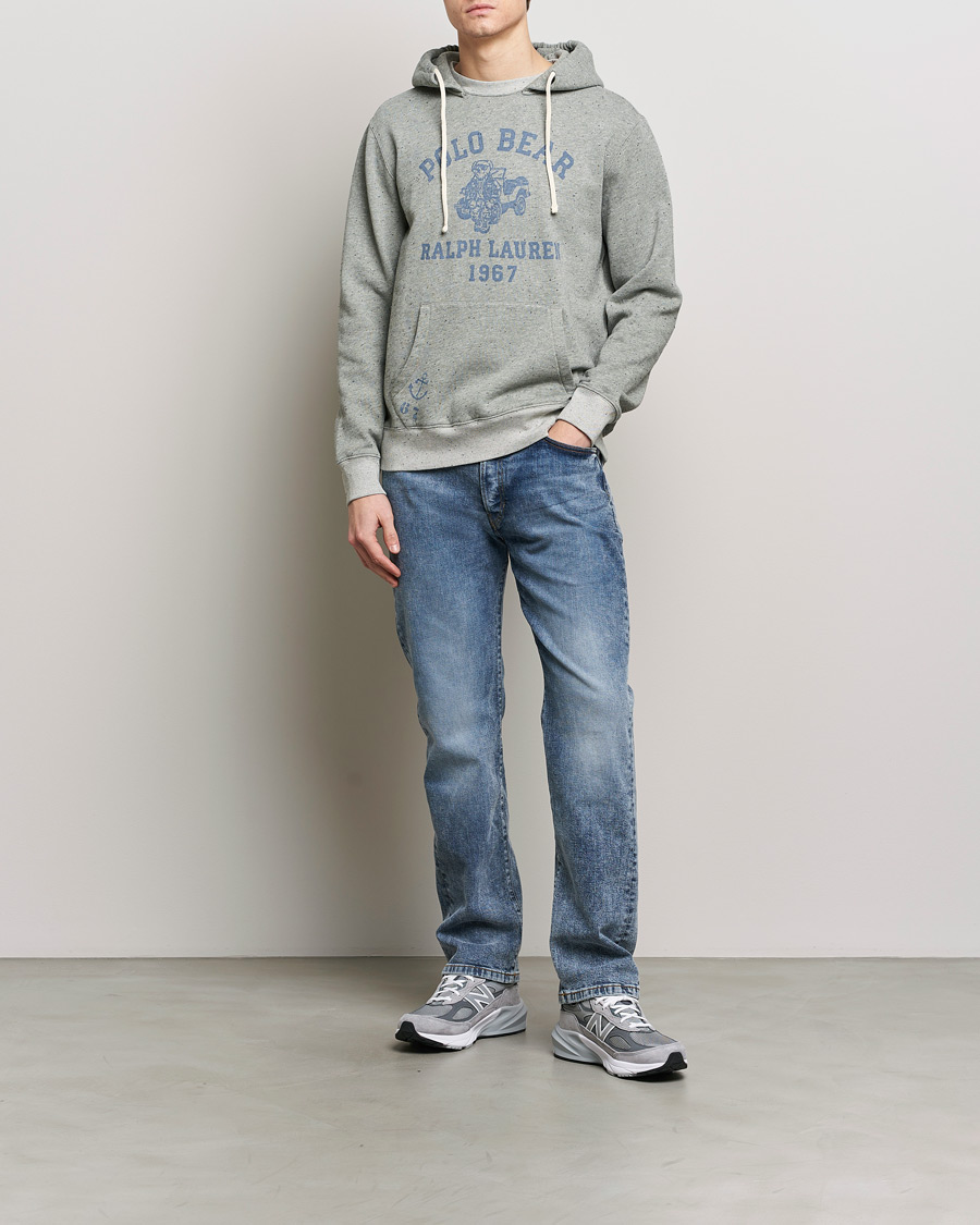 Uomini | Maglieria | Polo Ralph Lauren | Graphic Printed Vintage Fleece Hoodie Loft Heather