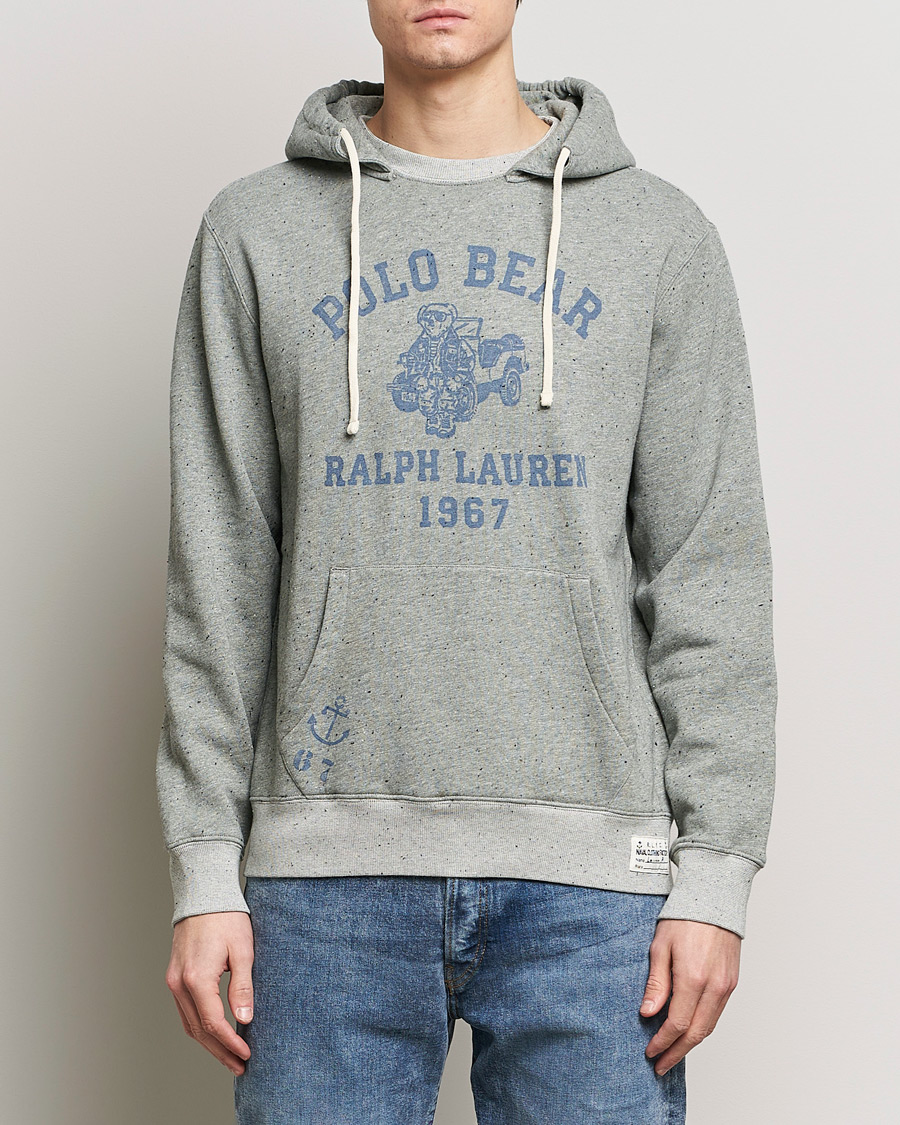 Uomini | Maglieria | Polo Ralph Lauren | Graphic Printed Vintage Fleece Hoodie Loft Heather
