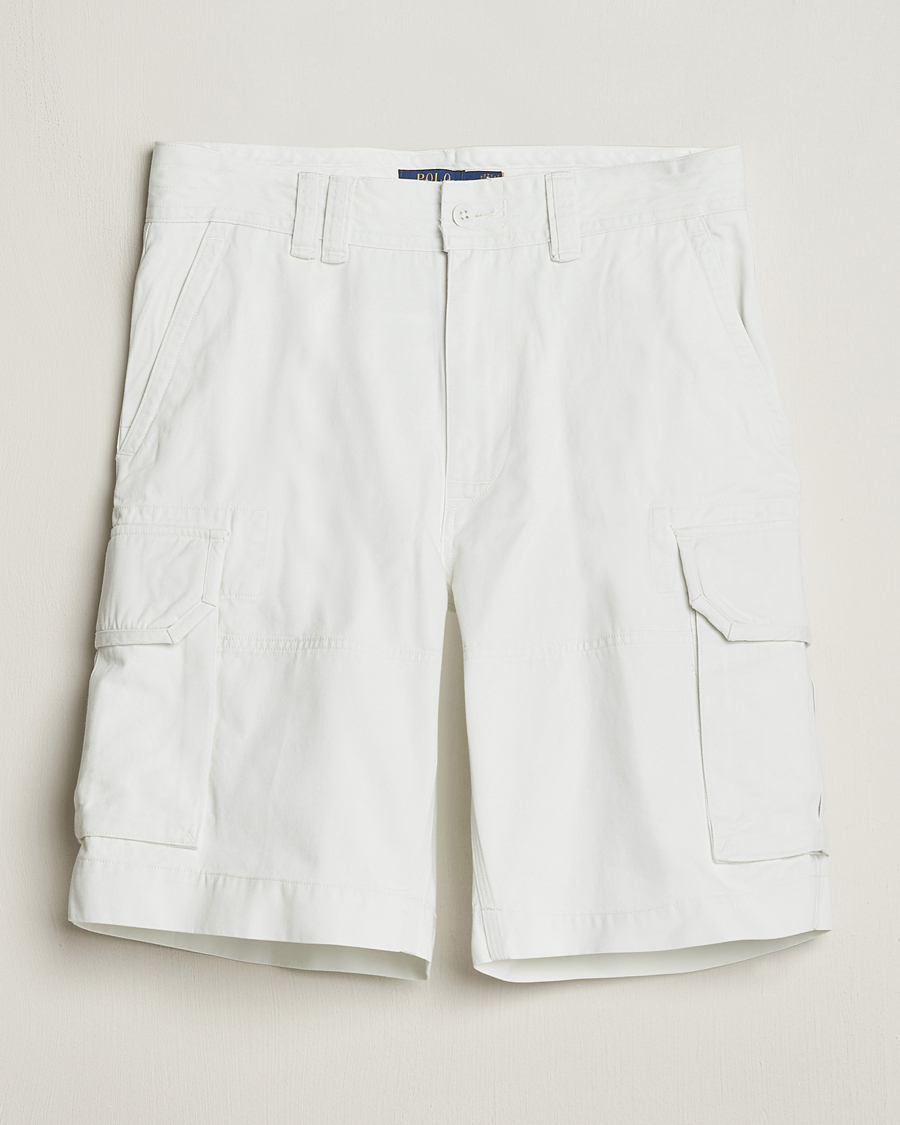 Uomini | Pantaloncini | Polo Ralph Lauren | Slub Twill Cargo Shorts Deckwash White