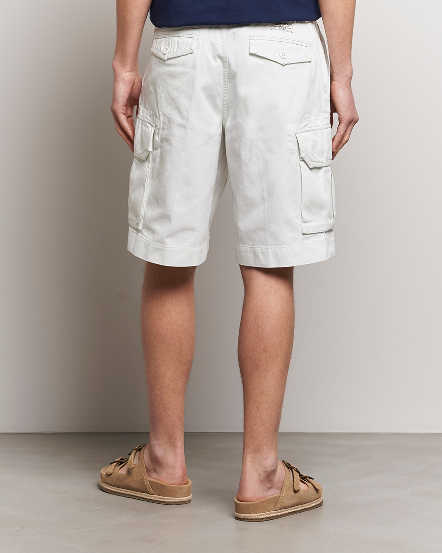 Uomini | Pantaloncini | Polo Ralph Lauren | Slub Twill Cargo Shorts Deckwash White