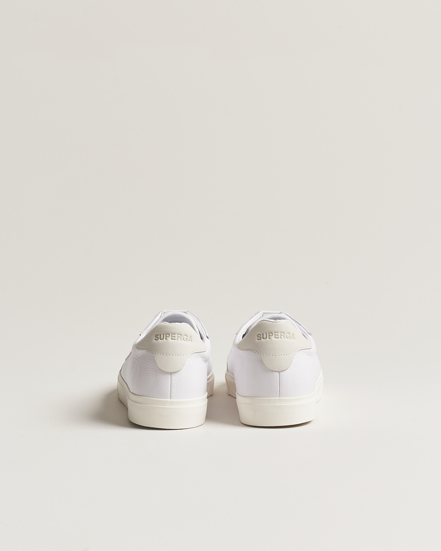 Uomini | Superga 3843 Leather Sneaker White | Superga | 3843 Leather Sneaker White