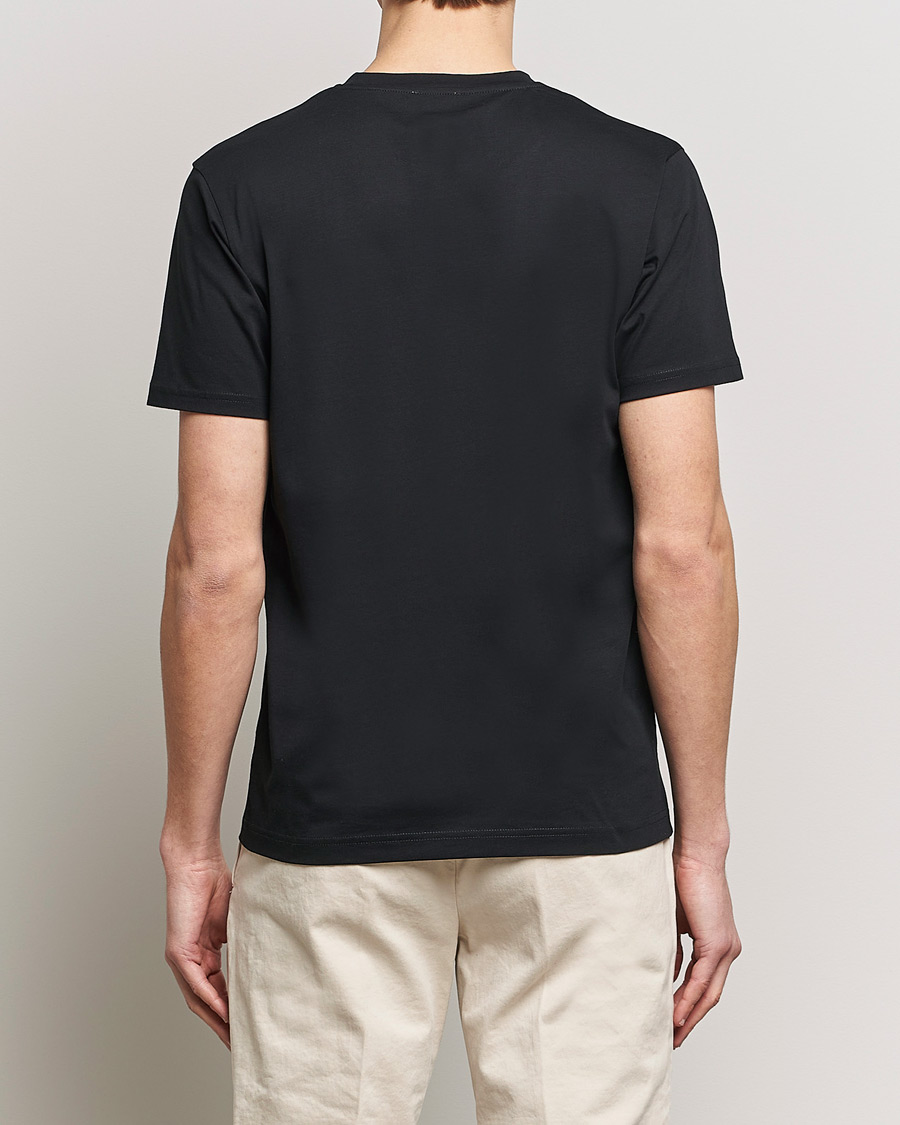 Uomini | T-shirt | Sunspel | Riviera Midweight T-Shirt Black