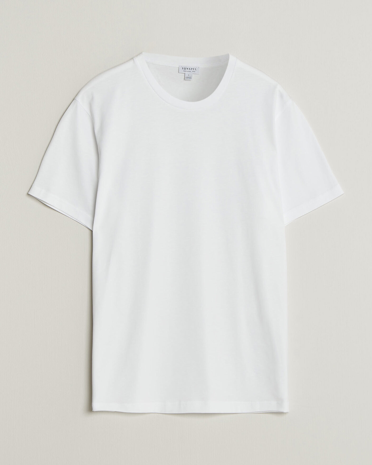Uomini | T-shirt | Sunspel | Riviera Midweight T-Shirt White