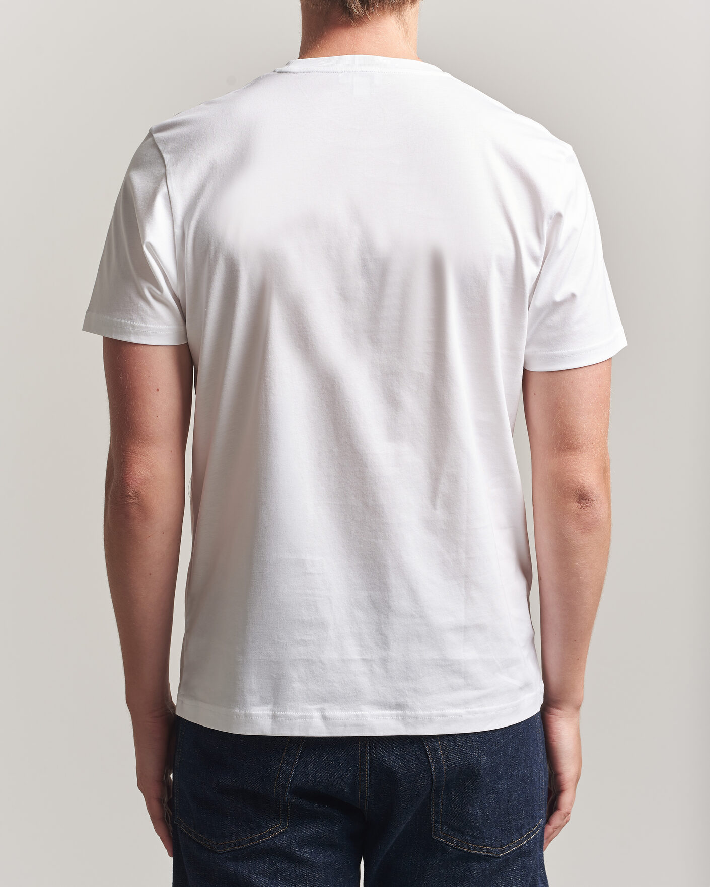 Uomini | T-shirt | Sunspel | Riviera Midweight T-Shirt White