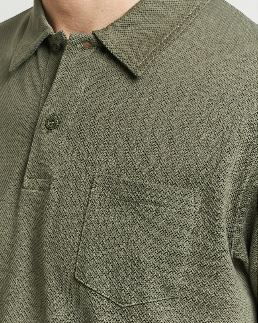Uomini | Polo | Sunspel | Riviera Polo Shirt Khaki