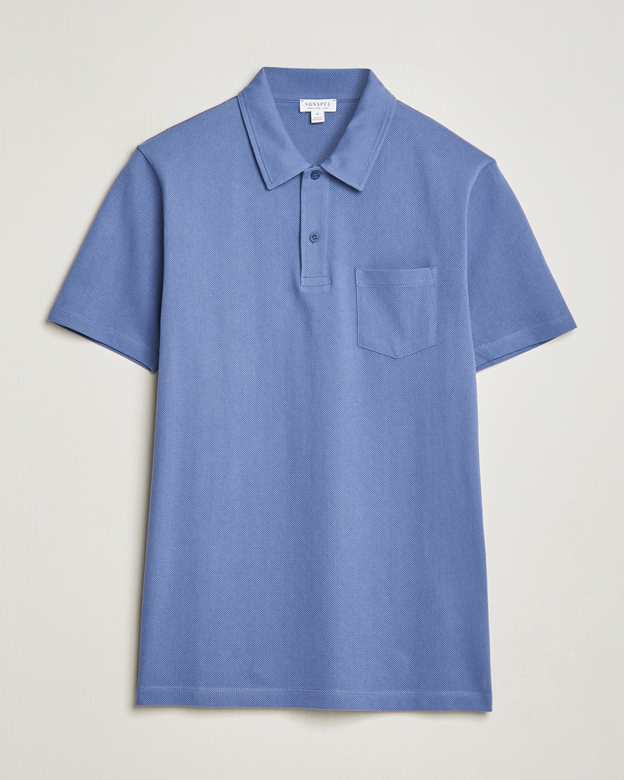 Uomini | Polo | Sunspel | Riviera Polo Shirt Grape